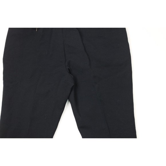 Vintage 40s Mens 34x32 Olympic Stretch Wool Stirrup Skiing Pants Black Italy - Picture 11 of 12